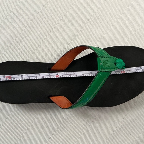 Eliza B Sandals Green Patent Leather Size 7 - Picture 9 of 12